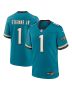 Travis Etienne Jr 1 Jacksonville Jaguars Prowler Throwback Player Game Men Jersey – Teal
