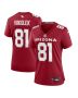 Travis Vokolek 81 Arizona Cardinals Women’s Game Jersey – Cardinal