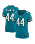 Travon Walker 44 Jacksonville Jaguars Women’s Prowler Throwback Game Jersey – Teal