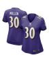 Trayvon Mullen 30 Baltimore Ravens Women’s Game Jersey – Purple