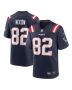 Tre Nixon 82 New England Patriots Men Game Jersey – Navy
