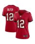 Trent Dilfer 12 Tampa Bay Buccaneers Women Game Retired Jersey – Red