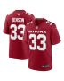 Trey Benson 33 Arizona Cardinals Team Game Men Jersey – Cardinal