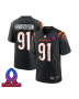 Trey Hendrickson 91 Cincinnati Bengals 2025 Pro Bowl Patch Game Men Jersey – Black