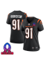 Trey Hendrickson 91 Cincinnati Bengals 2025 Pro Bowl Patch Women Game Jersey – Black