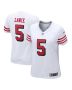 Trey Lance 5 San Francisco 49ers Women Jersey – White