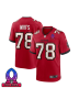 Tristan Wirfs 78 Tampa Bay Buccaneers 2025 Pro Bowl Patch Game Men Jersey – Red