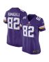 Troy Fumagalli 82 Minnesota Vikings Women Game Jersey – Purple