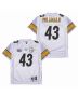 Troy Polamalu 43 Pittsburgh Steelers Super Bowl XL Retro Throwback Men Jersey – White
