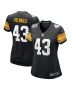 Troy Polamalu 43 Pittsburgh Steelers Women Retired Jersey – Black