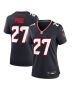 Troy Pride 27 Houston Texans Women Team Game Jersey – Navy