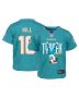 Tyreek Hill 10 Miami Dolphins Celebrating Game YOUTH Jersey – Aqua