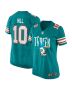 Tyreek Hill 10 Miami Dolphins Celebrating Women Alternate Game Jersey – Aqua