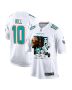 Tyreek Hill 10 Miami Dolphins Run Cheetah Run Game Men Jersey – White