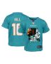 Tyreek Hill 10 Miami Dolphins Run Cheetah Run Game YOUTH Jersey – Aqua
