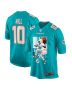 Tyreek Hill 10 Miami Dolphins The Cheetah Game Men Jersey – Aqua