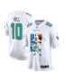 Tyreek Hill 10 Miami Dolphins The Cheetah Game Men Jersey – White
