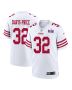 Tyrion Davis-Price 32 San Francisco 49ers Super Bowl LVIII Patch Game Men Jersey – White