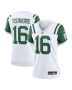 Vinny Testaverde 16 New York Jets Women’s Classic Alternate Retired Player Game Jersey – White