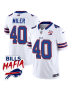 Von Miller 40 Buffalo Bills Bills Mafia Patch Game Men Jersey – White