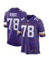 Walter Rouse 78 Minnesota Vikings Game Men Jersey – Purple