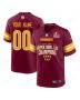 Washington Commanders Super Bowl LIX Champions V2 Game Men Custom Jersey – Burgundy