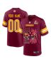 Washington Commanders Vs. Kansas City Chiefs Super Bowl LIX Game Men Custom Jersey – Burgundy