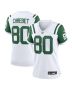 Wayne Chrebet 80 New York Jets Women’s Classic Alternate Retired Player Game Jersey – White