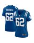 Wesley French 62 Indianapolis Colts Women’s Game Jersey – Royal