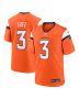 Wil Lutz 3 Denver Broncos Team Game Men Jersey – Orange