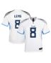 Will Levis 8 Tennessee Titans Player Game YOUTH Jersey – White
