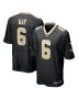 Willie Gay 6 New Orleans Saints Game Men Jersey – Black