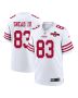 Willie Snead IV 83 San Francisco 49ers NFC Champions Patch Game Men Jersey – White