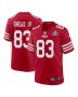 Willie Snead IV 83 San Francisco 49ers Super Bowl LVIII Patch Game Men Jersey – Scarlet