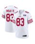 Willie Snead IV 83 San Francisco 49ers Super Bowl LVIII Patch Game Men Jersey – White