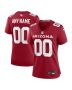 Women’s Arizona Cardinals Cardinal Custom Game Jersey