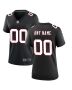 Women’s Atlanta Falcons Black Throwback Custom Game Jersey