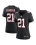 Women’s Atlanta Falcons Deion Sanders Black Alternate Retired Player Game Jersey