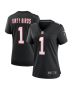Women’s Atlanta Falcons Dirty Birds Black Throwback Game Jersey