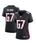 Women’s Atlanta Falcons Drew Dalman Black Game Jersey