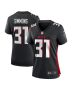 Women’s Atlanta Falcons Justin Simmons Black Game Jersey