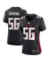 Women’s Atlanta Falcons Keith Brooking Black Game Retired Player Jersey
