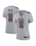 Women’s Atlanta Falcons Kyle Pitts Gray Atmosphere Fashion Game Jersey