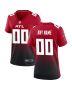 Women’s Atlanta Falcons Red Alternate Custom Game Jersey