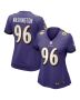 Women’s Baltimore Ravens Broderick Washington Purple Game Jersey
