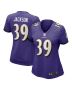 Women’s Baltimore Ravens Eddie Jackson Purple Game Jersey