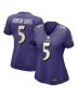 Women’s Baltimore Ravens Jalyn Armour-Davis Purple Game Player Jersey
