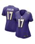 Women’s Baltimore Ravens Josh Johnson Purple Game Jersey
