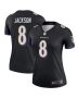 Women’s Baltimore Ravens Lamar Jackson Black Alternate Legend Player Performance Top