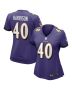 Women’s Baltimore Ravens Malik Harrison Purple Game Jersey